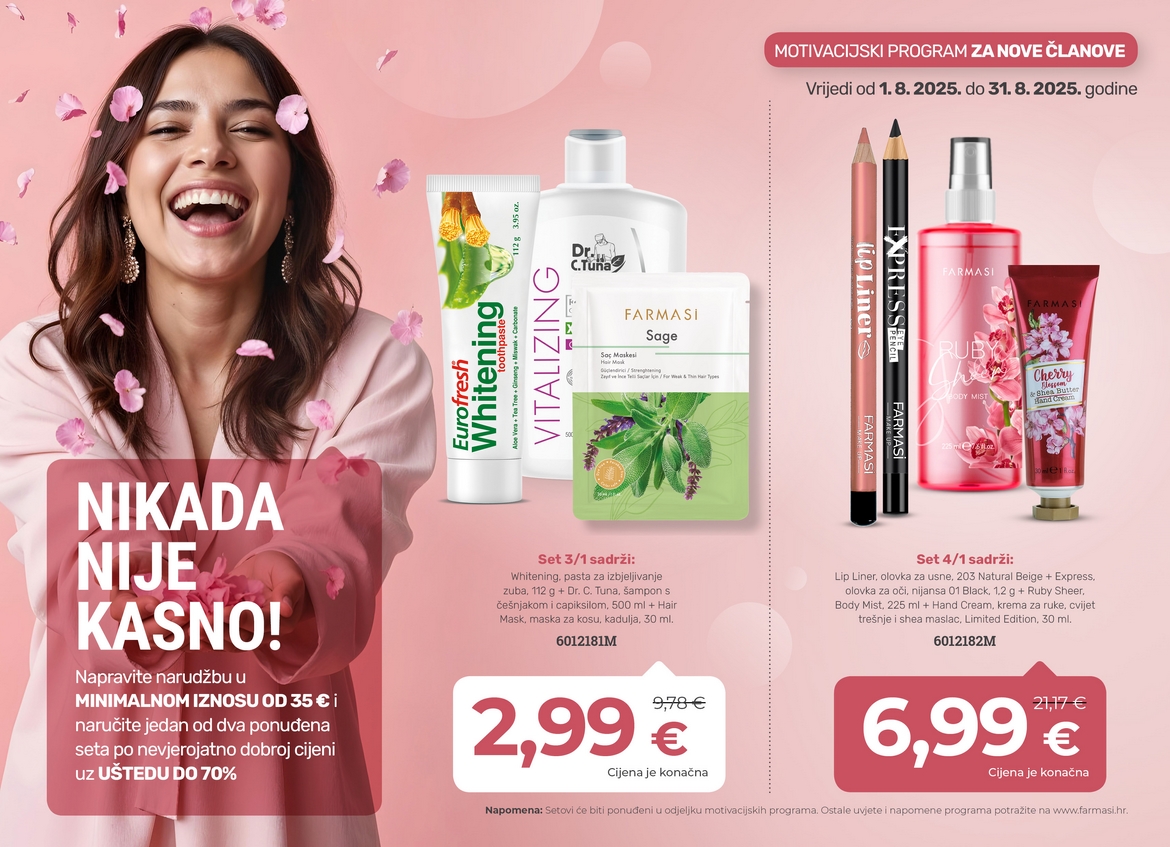 HR MOTIVACIONI PROGRAM ZA NOVE CLANOVE